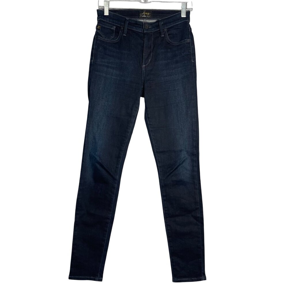 Agolde Sophie Jeans Womens 26 Blue Dark Wash Stretch Skinny‎ Mid Rise Preppy